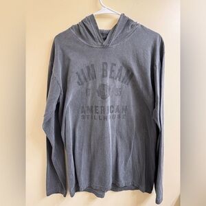 Gray Jim Beam Hoodie Sweater Unisex
